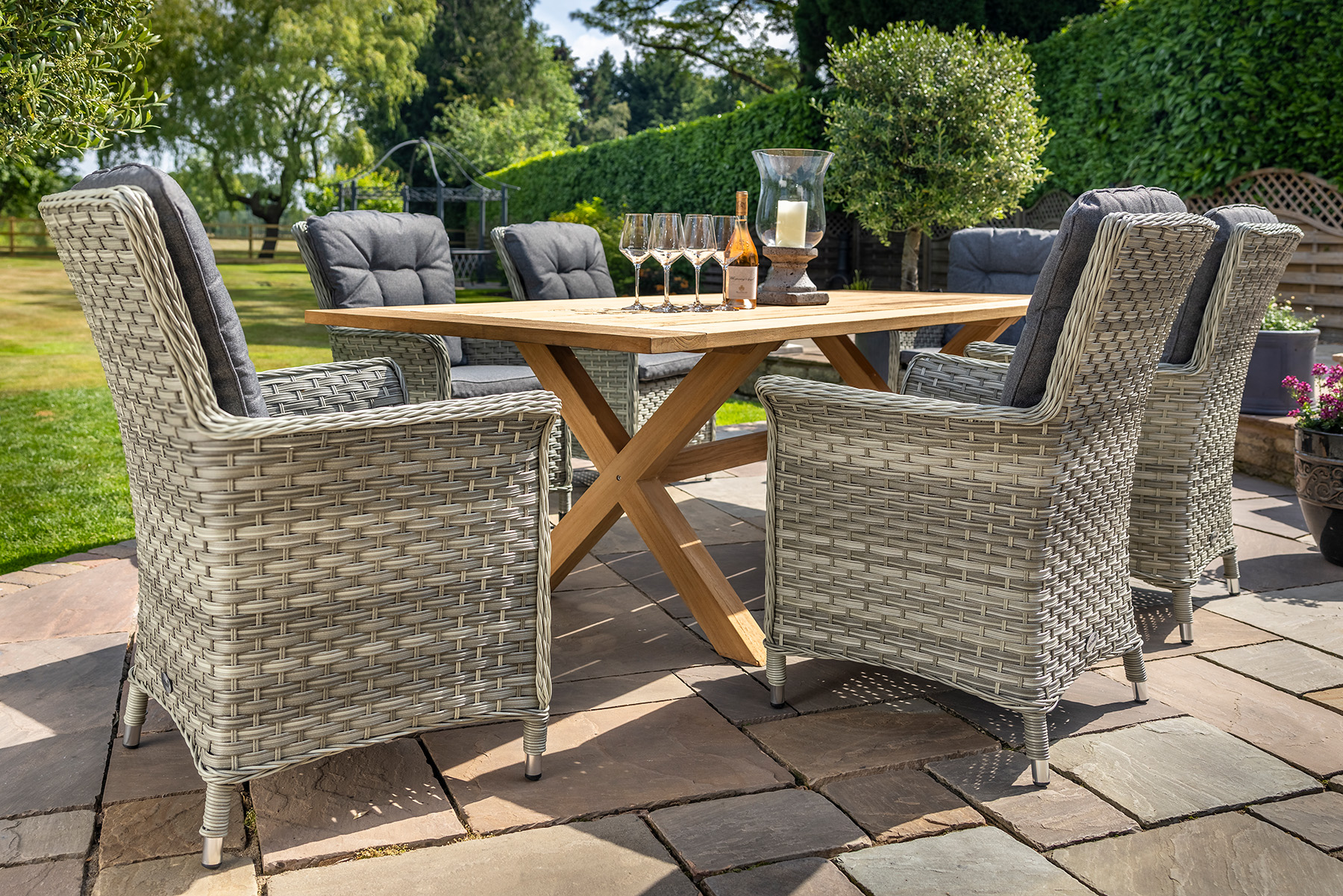 Heritage 6 Seat Regis Teak Dining Set